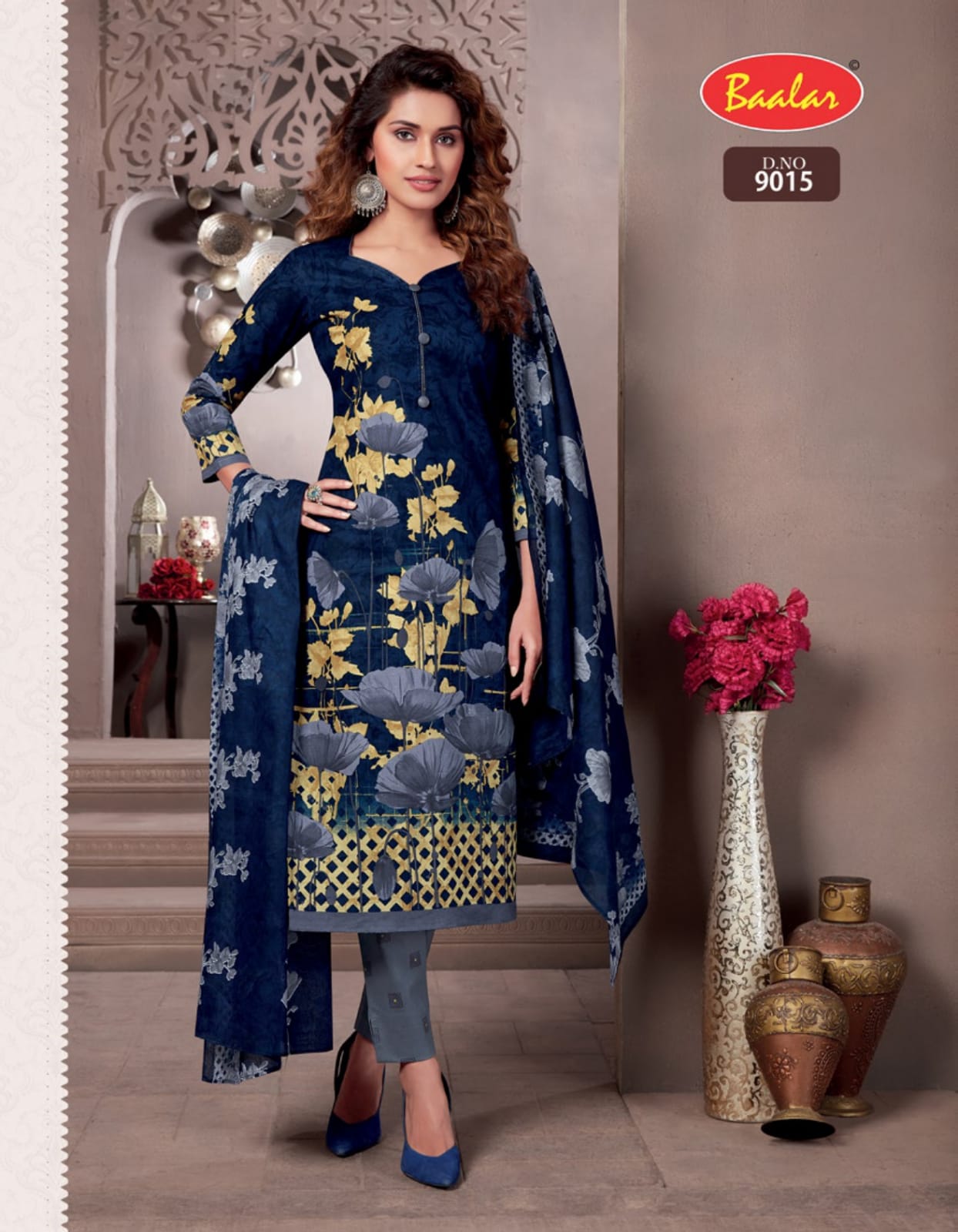 Baalaz Zara 9 Ready Made Regular Wear Cotton Printed Dress Collection